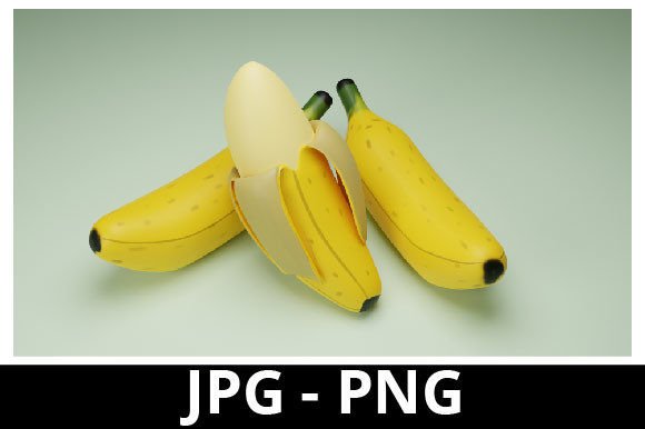 3D Rendered Banana for Design Project: A Unique Tool for Creativity and Innovation