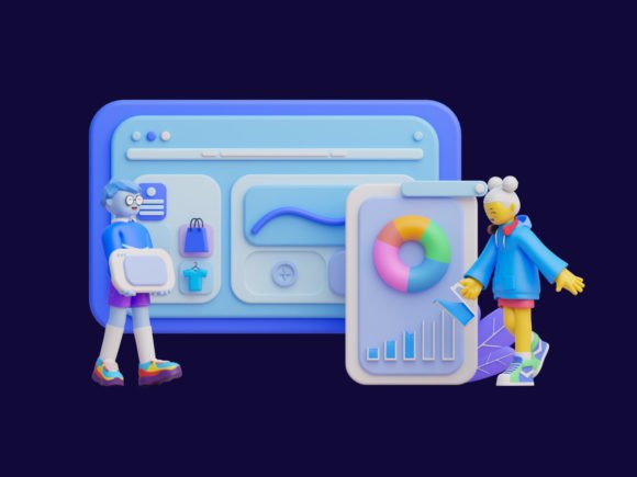 3D Team Working on Ui Design