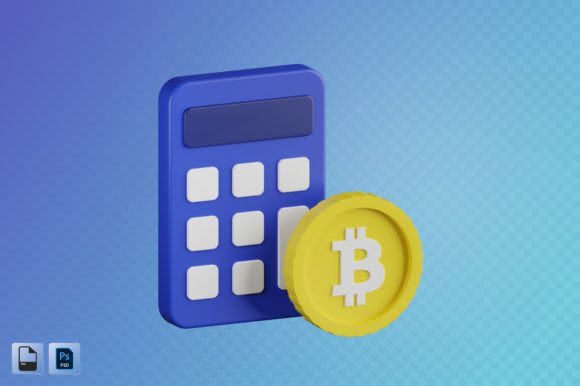 Bitcoin Calculator 3D Illustration: A Strategic Tool for Informed Decisions