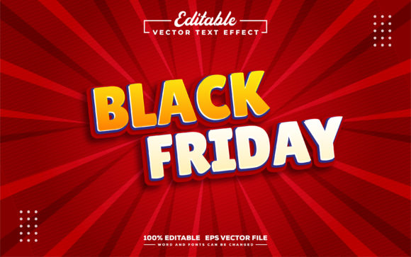 Black Friday Editable 3D Text Effect Design: A Powerful Tool for Creative Professionals