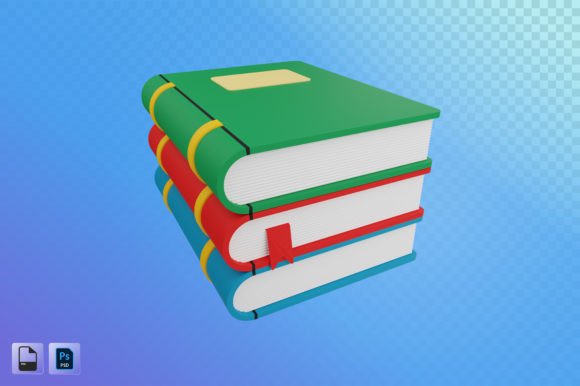 Books 3D Illustration: A Creative Tool for Modern Storytelling