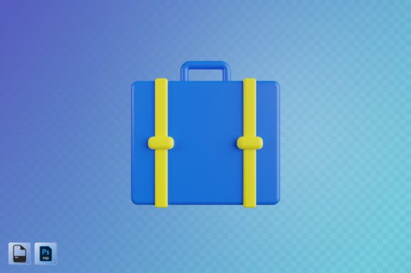 Briefcase 3D Illustration: A Modern Tool for Visual Storytelling and Brand Communication