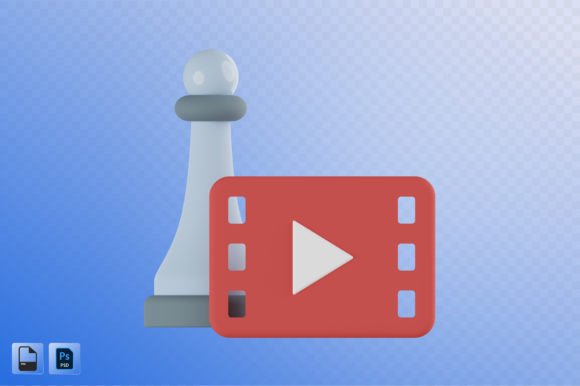 Content Strategy 3D Illustration