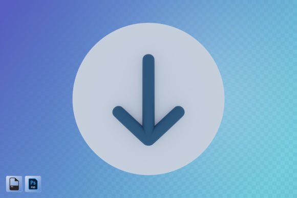 Down Arrow 3D Illustration: A Powerful Visual Tool for Modern Design