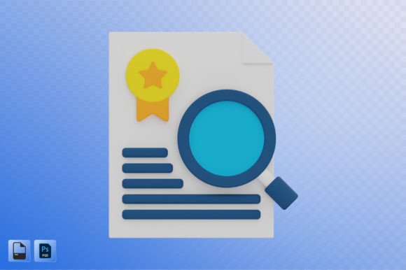 Find Degree 3D Illustration