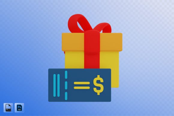 Gift Card 3D Illustration: Enhancing Visual Appeal and Brand Engagement