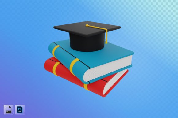 Graduation 3D Illustration: A Unique Visual Approach for Academic Celebrations