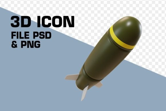 Green Missile 3d for Real-World Applications