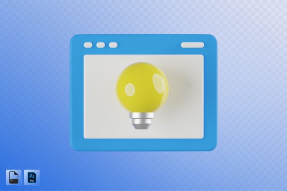 Idea 3D Illustration: Transforming Concepts into Visual Reality