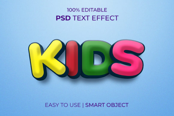 KIDS 3D Text Effect V3