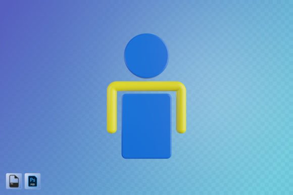 Male Avatar 3D Illustration for Real-World Applications