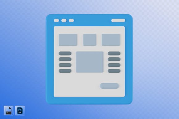 Page Layout 3D Illustration Explained