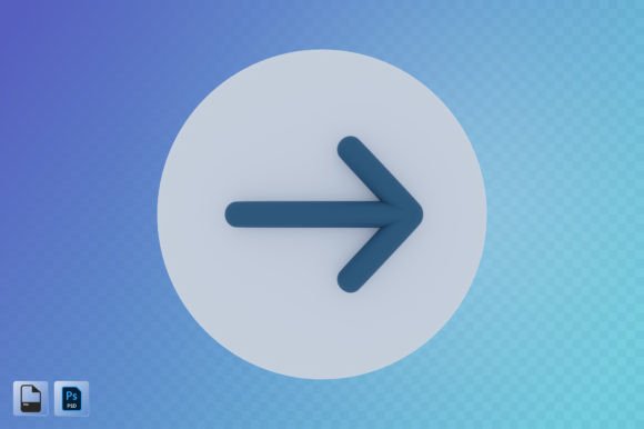 Right Arrow 3D Illustration: A Versatile Tool for Visual Communication
