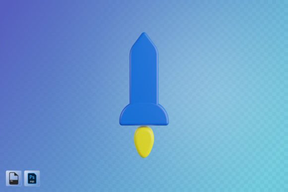 Rocket 3D Illustration Explained