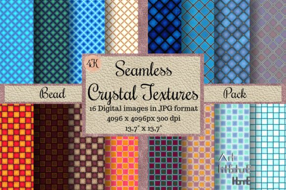 Seamless Crystal Textures - Bead Pack: A Modern Tool for Creative Expression