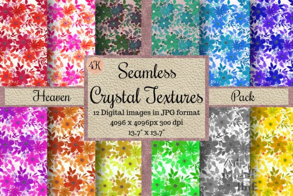 Seamless Crystal Textures - Heaven Pack