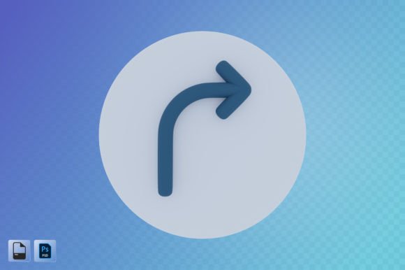 The Power of Visual Direction: Understanding the Turn Right Arrow 3D Illustration