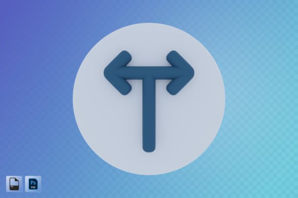 Understanding the Intersection Arrow 3D Illustration: A Visual Guide